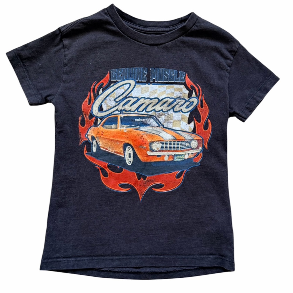 GM Genuine Muscle Camaro Black T Shirt